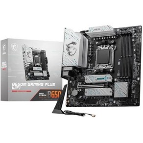 MSI B650M GAMING PLUS WIFI AMD Ryzen 7000/9000 시리즈 지원 Socket AM5 DDR5 Mico-ATX 마더 보드 MB6467, 상품명참조