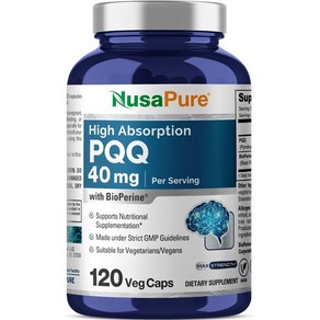 누사퓨어 PQQ 40mg 캡슐, 1개, 120정