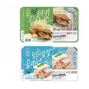 (코스트코 상품) 존쿡 터키 슬라이스 250g x 2 + 닭가슴살 슬라이스 350g x 2, 1개