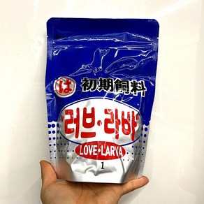 전문가용 치어 사료 러브라바 대용량, 500g, 1개