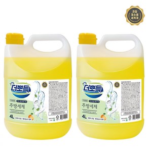 더뽀득 주방세제 리필 [1+1행사] 4Lx2개 베이킹소다 함유, 2개, 4L