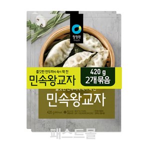 청정원 민속왕교자, 420g, 2개