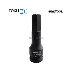 TOKU 도쿠 임팩헤드복스 1/2인치 14mm 임팩용 육각비트소켓 비트복스, 1개