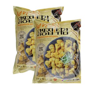 천지농산 / 제이엠푸드 바삭 닭똥집튀김 1kg+1kg