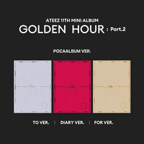 에이티즈(ATEEZ) 11th Mini Album - GOLDEN HOUR : Part.2(POCAALBUM)(3종 중 랜덤발송)