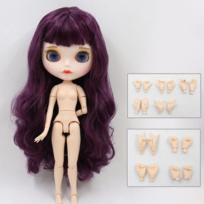 관절 인형 ICY DBS 블라이스 16 bjd 무광 얼굴 바디 30cm 장난감 소녀 선물, 6) Q135P281F2C, 1개