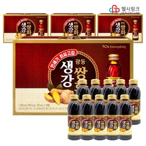 광동제약 생강쌍화 드링크 선물 쌍화탕, 4박스, 10개입, 120ml