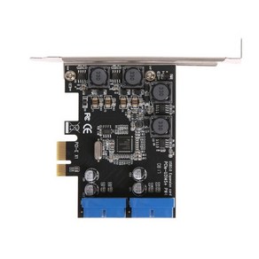 USB 3.0 PCIE PCI Expess 제어 카드 어댑터 데스크탑 전면 PCIe 전송 USB3.0 19 핀 인터페이스, CHINA, 1개