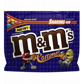 9.6 Ounce (Pack of 2) M&M's Caamel Chocolate Candy 9.6 9.6온스(2팩) M&M 카라멜 초콜릿 캔디 9.6온스 공유 사이즈. (2팩, 2개