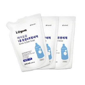 아이오감 1종 젖병 주방세제 거품형 리필, 500ml, 1개