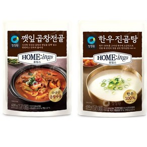 청정원 깻잎 곱창전골5개+한우진곰탕5개 총10개, 1개