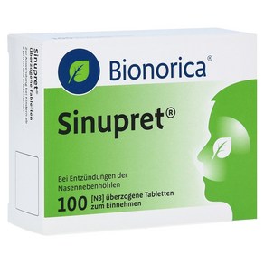 [독일 내수 정품](시우브레트) SINUPRET überzogene Tabletten 100St