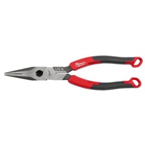 Milwaukee PLIER 롱 노즈 그립 CMFRT 20.3cm(8인치) MT555, 1개