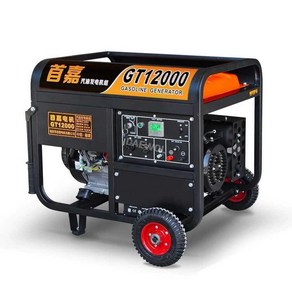 가솔린 소형 발전기 수동 3.5kW 인버터 에어컨 화물차, 4000W 수동 시동 220V, 1개