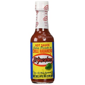 멕시코 레드 칠리 하바네로 핫 소스 El Yucateco Hot Sauce Red Chile Habaneo, 1개, 120ml