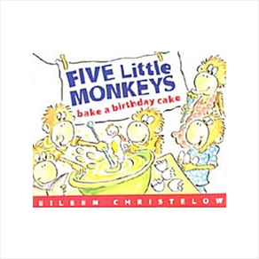 Five Little Monkeys Bake a Bithday Cake Papeback, Claion Books