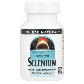 소스내추럴스 셀레늄 셀레니움 200mcg 60정 셀레니엄 Selenium