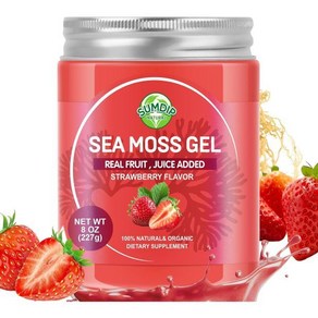 Sea Moss Gel Raw Wildcrafted Irish Seamoss Gel and Digestive Support Vitamin Mineral Antioxidant Sup