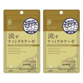 에이에프씨 흐르는 낫토키나아제 캡슐 105mg 9.99g, 2개, 30정