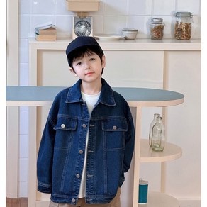[당일발송]온리히얼 아동용 진청데님자켓 남아용 청자켓 초등 데님자켓