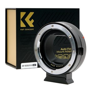 K&F Concept EF-EOS R II AF 렌즈 변환링 어댑터 / 캐논 EF Lens - 캐논 RF Body AF Adapter