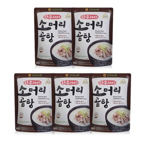 착한들 한우 소머리 곰탕, 5개, 500g