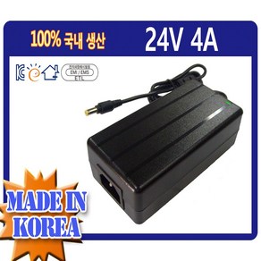 [대성전자] 24V 4A 아답터 24V 3.75A/3A 사용가능 모니터 TV 다용도 호환 제품 코드분리형