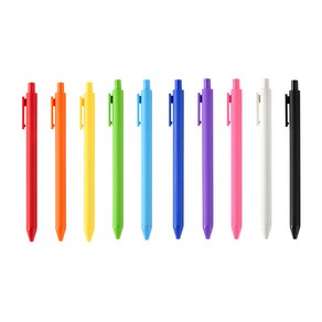 [카코] 퓨어 소프트 젤펜 중성펜 대용량 0.5mm 블랙심 10종, 그린