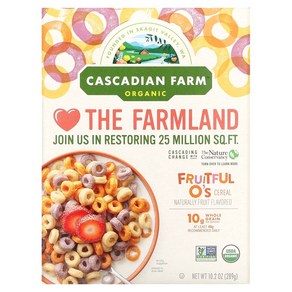 Cascadian Fam Oganic Fuitful O's Ceeal 10.2 oz 289 g