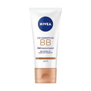 [독일직구] Nivea 니베아 모이스처 다크 비비크림 SPF15 50ml BB 24H MOISTURE DARK, 1개