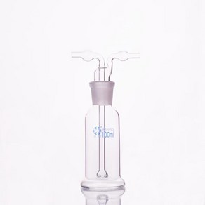 스틸 가스 세척 병 용량 100ml 실험실 유리 시샤 물 담뱃대