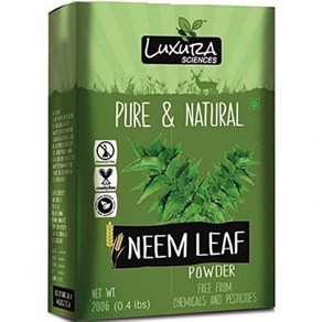 Neem Leaf Powde  fo Hai Skin & Oal Health  Suppots Oal Hygiene & System  Reduces Danduff C, 1개, 200g