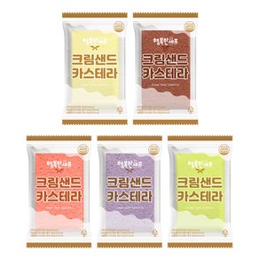 맘스케이크 크림샌드 카스테라 80g 3가지맛(오딸초) x 3개씩, 9개