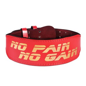 피트니스HARA 통가죽 리프팅벨트 헬스벨트 NO PAIN NO GAIN, 1개