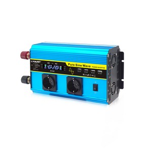 녹원 한국형 콘센트 순수정현파 차량용 인버터 12V & 24V 지속출력 2000W 최대출력 4000W, 1개