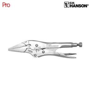 [C.H.HANSON] 4NN / 핸슨 롱노우즈 락킹플라이어 4인치 100mm, 1개