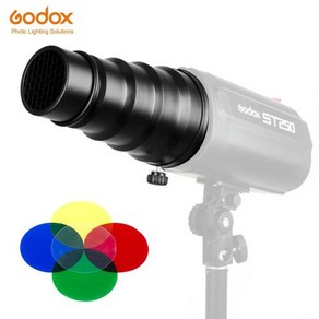 Godox SN-02 원추형 스누트 벌집 그리드 라이트 빔 튜브 범용 마운트 스튜디오 스트로브 플래시 K-150 K-180 250SDI 300SDI