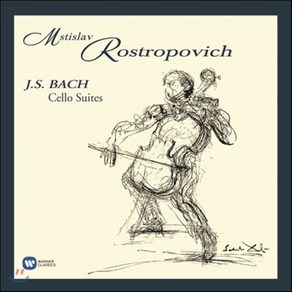 [CD] Mstislav Rostropovich 바흐: 무반주 첼로 모음곡 전곡집 - 로스트로포비치 (Bach: Cello Suites Nos. 1-6 BWV1007-1012)