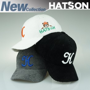 [햇츠온]H2132-009 HatsON 브랜드 남자 여자 사계절 코튼 스트럭쳐 볼캡 챙 야구 캡 모자 AA