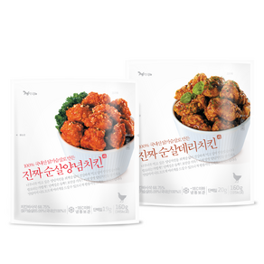 [계맛있닭]금왕 진짜순살양념5봉/ 데리치킨5봉/양념5봉+데리5봉, 5개, 2. 순살데리(160g)x 5봉, 160g