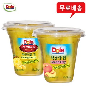 Dole 후룻컵 12컵(파인애플6+복숭아6)/무배, 1개