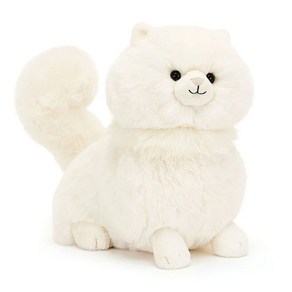 젤리캣 진짜 같은 페르시안 고양이 애착 수면 인형 선물 26cm, 1개