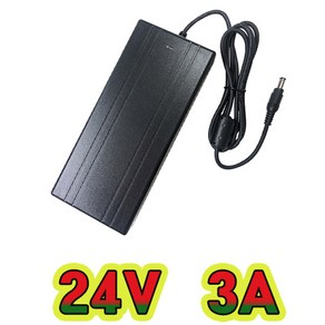 순흥전기 어댑터 24V 3A 접지형(INLET) SMPS DC 24V 3000mA 어댑터 아답터 직류전원장치, 24V 3A 어댑터, 1개