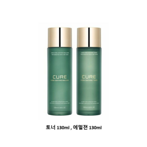 김정문알로에 큐어 하이드라 수딩 에멀젼 130ml +토너 130ml