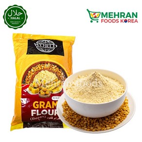 WORLD Besan (Gam) Flou 1kg / 베산 가루, 1개