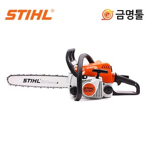 스틸 MS180C 엔진톱 400mm 배기량31.8cc 2마력 이지스타트 통나무절단 벌목