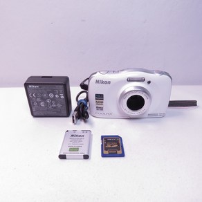 니콘 COOLPIX W100 13.2MP 디지털카메라 화이트