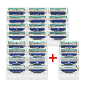 질레트 마하3 터보 면도날 호환 20입 + 4입팩 세트 추가증정