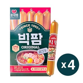 롯데 키스틱 빅팜 오리지널 60g x 40개 / 간식 소시지