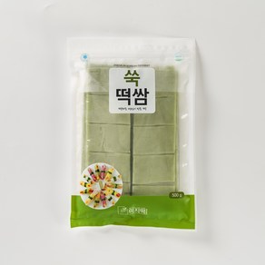 [미지] 쑥떡쌈 국내산쌀가루, 1개, 500g